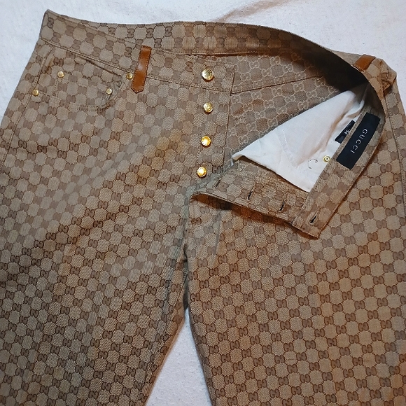 Gucci Other - Gucci "Guccissima" GG monogram jeans **RARE : TOM FORD ERA**